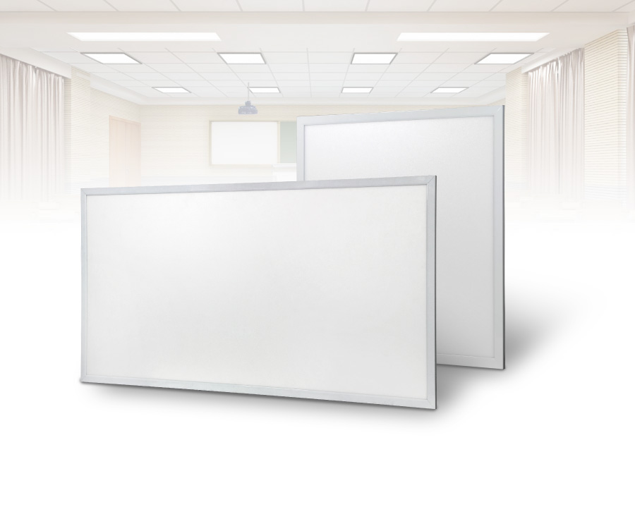 Passo telaio con clip di installazione Foil UGR <19 pannello LED Step frame with installation clips Foil UGR<19 LED panel