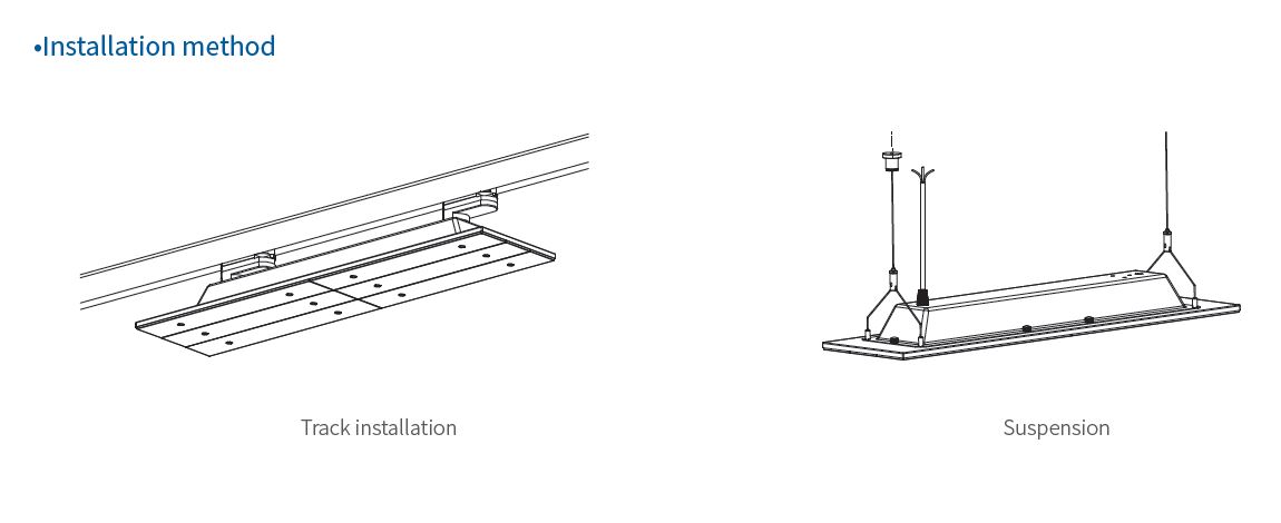 LED Track Panel Lights EU-INSTALLATION