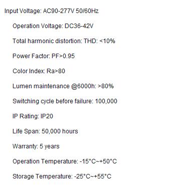UL IP20 105 / 125lm / w T8 Tube AC100-277V 5 anni di garanzia UL IP20 105/125lm/w T8 Tube AC100-277V 5 years warranty
